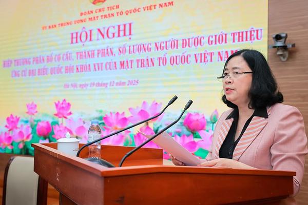 MTTQ Việt Nam thống nhất phân bổ 25 đại biểu ứng cử Quốc hội khóa XVI