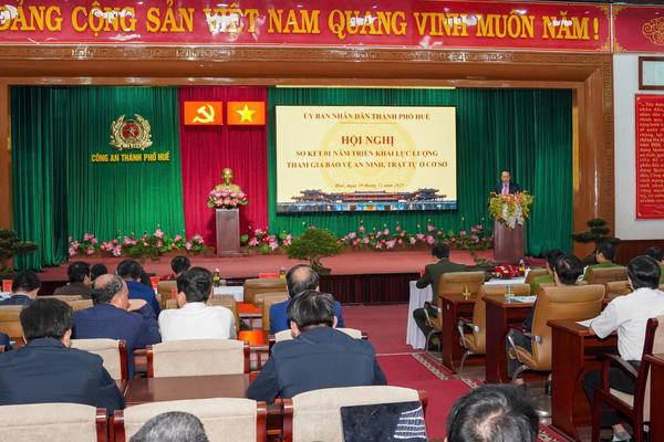 TP Huế: Phát huy vai trò lực lượng bảo vệ an ninh trật tự từ cơ sở