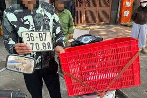 Thanh Hoá: Xác minh, xử phạt 30 triệu đồng một shipper vi phạm nhiều lỗi giao thông