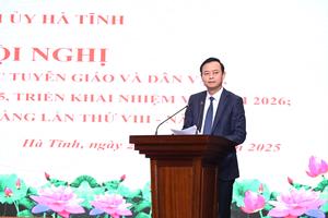 Hà Tĩnh tổng kết công tác tuyên giáo, dân vận và báo chí năm 2025