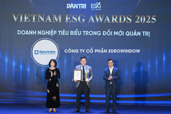 Năm 2025, Eurowindow tiếp tục được vinh danh Vietnam ESG Awards lần thứ hai liên tiếp