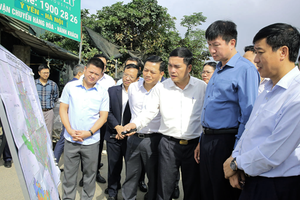 Ninh Bình: Chủ tịch UBND tỉnh yêu cầu đẩy nhanh tiến độ các dự án giao thông trọng điểm