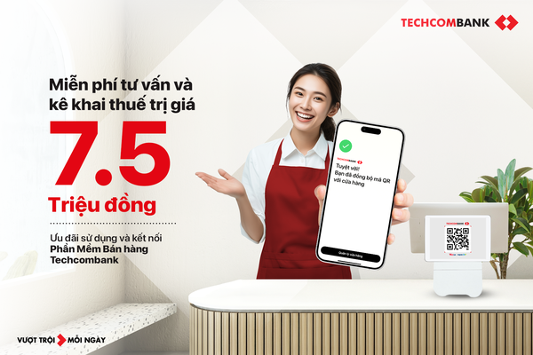 Ngưỡng miễn thuế 500 triệu - Techcombank đồng hành cùng hộ kinh doanh chuyển đổi vững vàng mùa Tết