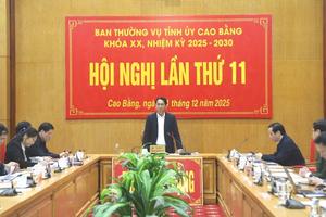 Bí thư Tỉnh uỷ Cao Bằng chỉ đạo rõ người, rõ việc, rõ thời gian
