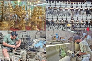 Giữ lửa trăm năm làng đúc lư đồng An Hội