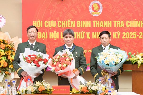 Ban Chấp hành Hội Cựu chiến binh Thanh tra Chính phủ lần thứ V, nhiệm kỳ 2025-2030