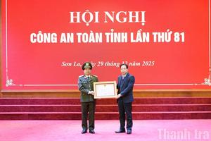 Nhiều tập thể, cá nhân Công an tỉnh Sơn La được khen thưởng có thành tích xuất sắc