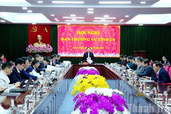 Ban Thường vụ Tỉnh ủy Sơn La thống nhất nhiều nội dung quan trọng