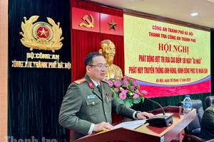 Thanh tra Công an Hà Nội phát động cao điểm 100 ngày “Ba nhất”