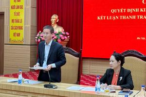 Thanh tra Chính phủ công bố quyết định kiểm tra việc thực hiện kết luận thanh tra tại Bộ Dân tộc và Tôn giáo