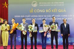 Công bố kết quả khảo sát, đánh giá chất lượng dịch vụ chứng thực chữ ký số công cộng năm 2025