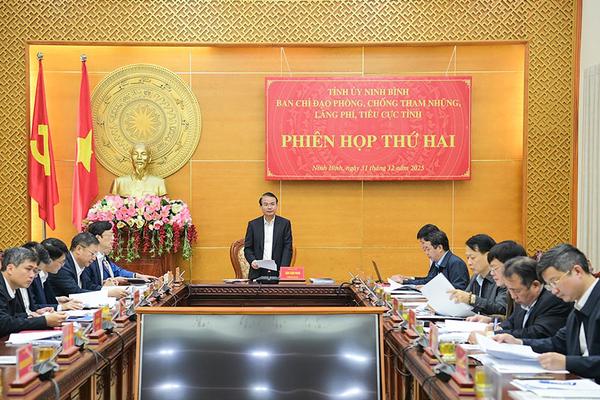 Ninh Bình: Xác định nhiệm vụ trọng tâm phòng, chống tham nhũng, lãng phí, tiêu cực năm 2026