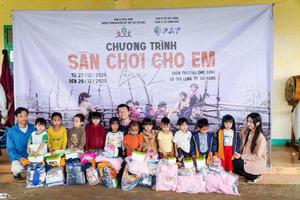 9Pay trao tặng sân chơi và xuồng, máy đuôi tôm cho trường học và người dân Đà Nẵng, Đắk Lắk