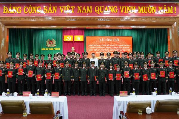 TP Huế: Tuyển chọn 58 nhân viên an ninh hàng không vào Công an nhân dân