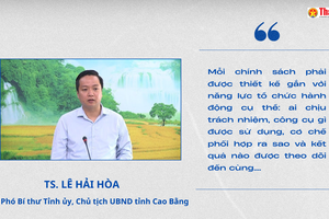 Chủ tịch Cao Bằng Lê Hải Hòa: Hành động đột phá trong năm 2026