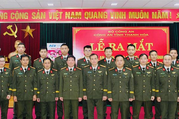 Công an Thanh Hoá ra mắt lực lượng An ninh hàng không