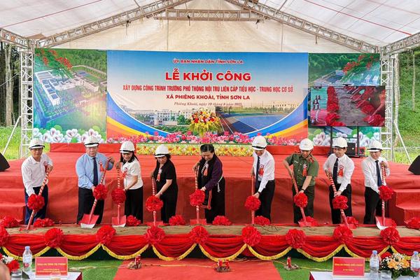 Sơn La tăng tốc xây dựng 13 trường nội trú liên cấp vùng biên