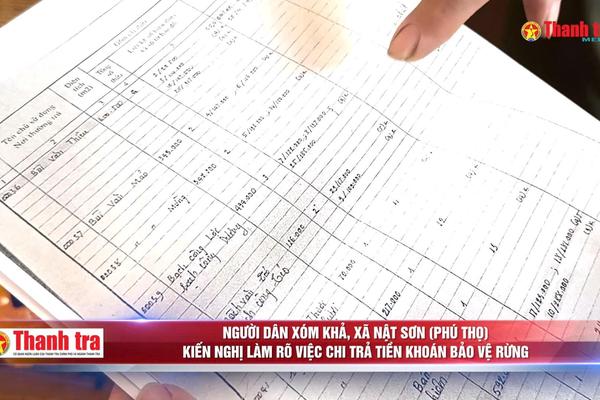 Alo Thanh tra số 1/2026: Khoán bảo vệ rừng tại Phú Thọ: Tiền hỗ trợ đi đâu suốt hơn 20 năm?