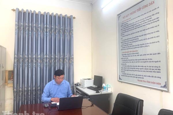 Chánh Thanh tra tỉnh Điện Biên tiếp công dân định kỳ ngày 25 hàng tháng