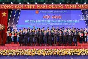 Thái Nguyên: Trao giấy chứng nhận, cam kết đầu tư gần 4,4 tỷ USD