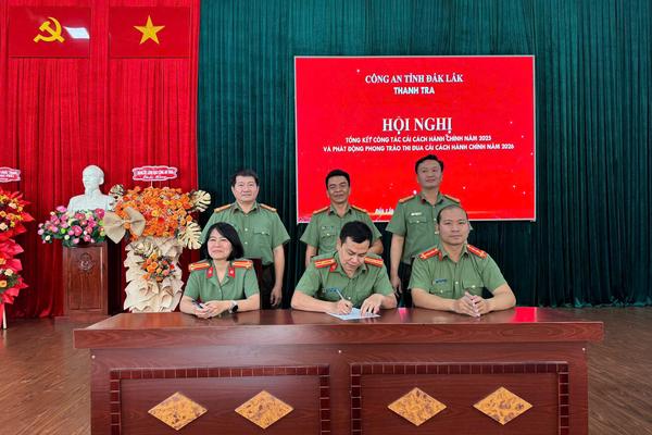 Thanh tra Công an tỉnh Đắk Lắk đẩy mạnh cải cách hành chính, hướng tới nền hành chính hiện đại