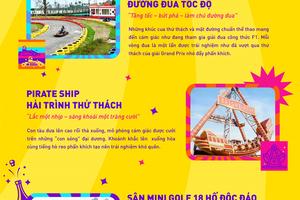 6 trải nghiệm "nhất định phải thử" tại Tổ hợp Công viên giải trí Bright Park