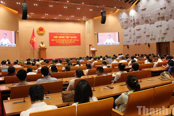 Thanh tra thành phố Hà Nội làm tốt vai trò tham mưu giải quyết khiếu nại, tố cáo trong điều kiện chính quyền địa phương hai cấp