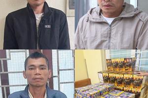 Thanh Hoá: Bắt và tạm giữ hình sự 3 đối tượng mua bán, tàng trữ gần 300kg pháo hoa nổ trái phép