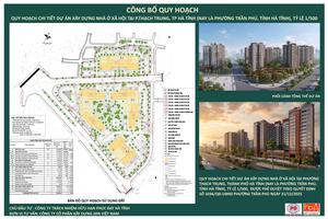 Hà Tĩnh: Công bố quy hoạch chi tiết dự án nhà ở xã hội tại phường Trần Phú