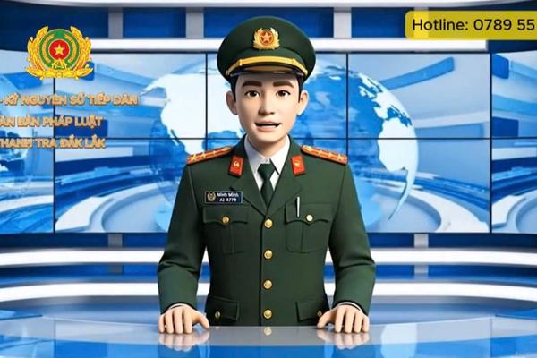 Thanh tra Công an Đắk Lắk: Ứng dụng trí tuệ nhân tạo, đổi mới công tác tuyên truyền