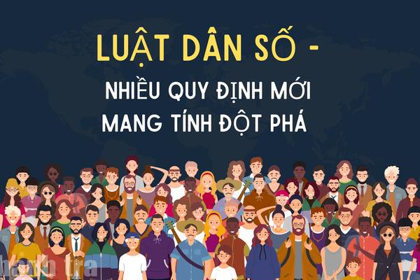 Luật Dân số - nhiều quy định mới mang tính đột phá