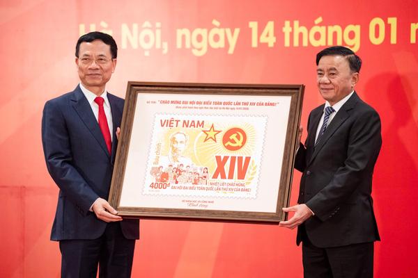 Phát hành đặc biệt Bộ Tem bưu chính “Chào mừng Đại hội Đảng Cộng sản Việt Nam lần thứ XIV”