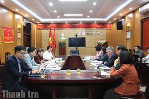 Cục I (Thanh tra Chính phủ) làm việc với Thanh tra Thành phố Hà Nội về rà soát, giải quyết các vụ việc khiếu nại, tố cáo phức tạp, kéo dài