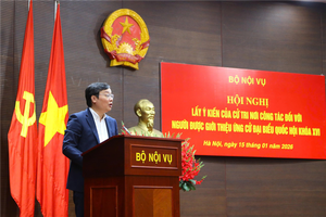 Bộ Nội vụ giới thiệu Bộ trưởng Đỗ Thanh Bình ứng cử đại biểu Quốc hội