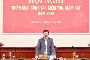 Ủy ban Kiểm tra Đảng bộ Bộ Tư pháp triển khai công tác năm 2026