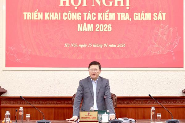 Ủy ban Kiểm tra Đảng bộ Bộ Tư pháp triển khai công tác năm 2026