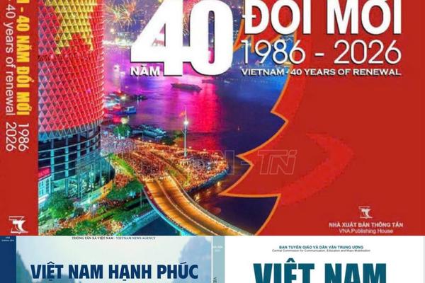 Ra mắt bộ 3 cuốn sách ảnh song ngữ Việt - Anh chào mừng Đại hội XIV của Đảng