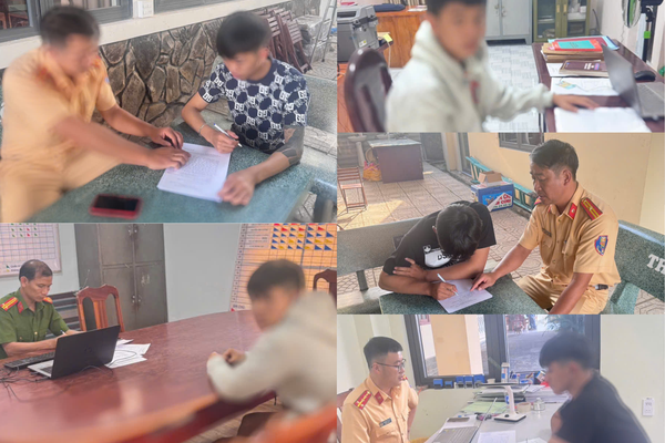 Lâm Đồng: Xử lý nhóm thanh niên bốc đầu xe trên quốc lộ 20