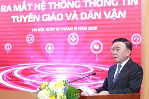 Thường trực Ban Bí thư dự lễ ra mắt ứng dụng di động Tuyên giáo và Dân vận