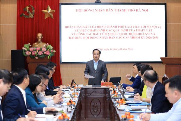 Hà Nội giám sát công tác chuẩn bị bầu cử tại Sở Nội vụ