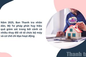 Bộ Tư pháp: Phát huy hiệu quả giám sát của Ban Thanh tra nhân dân