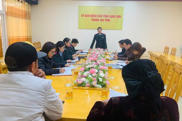 Thanh tra tỉnh Lạng Sơn tham mưu UBND tỉnh rà soát, xử lý, giải quyết các vụ việc khiếu nại, tố cáo phức tạp, kéo dài