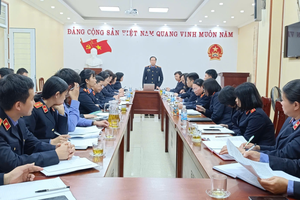 Hưng Yên: Công bố kết luận thanh tra chuyên đề nghiệp vụ theo kế hoạch tại VKSND khu vực 6