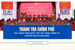 Thanh tra Chính phủ đẩy mạnh kiểm soát thủ tục hành chính và chuyển đổi số năm 2025