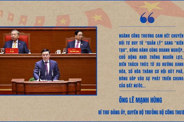 Quyền Bộ trưởng Công Thương: Từ 'quản lý' sang 'kiến tạo' để công nghiệp, thương mại bứt phá