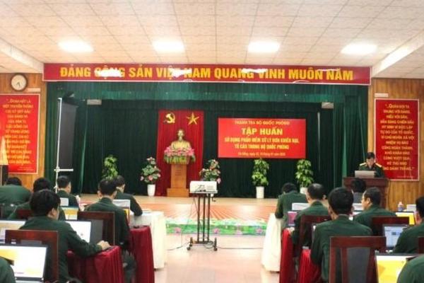 Bộ Quốc phòng đẩy mạnh ứng dụng công nghệ thông tin trong công tác giải quyết khiếu nại, tố cáo