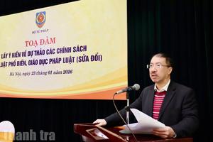 Đề xuất 6 nhóm chính sách đưa vào Luật Phổ biến giáo dục pháp luật sửa đổi