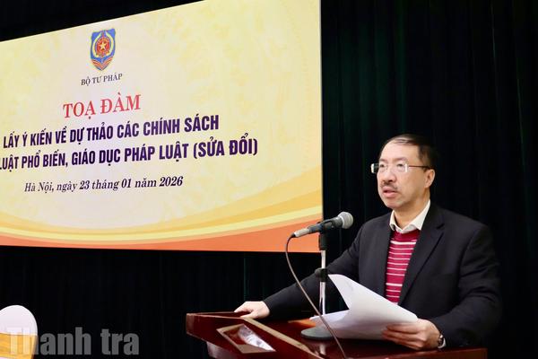 Đề xuất 6 nhóm chính sách đưa vào Luật Phổ biến giáo dục pháp luật sửa đổi