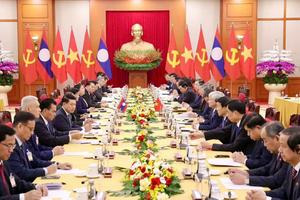 Quan hệ Việt - Lào: Từ gắn kết chiến lược đến hợp tác toàn diện