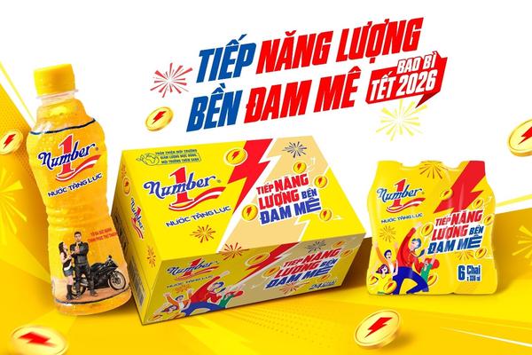 Number 1 bền bỉ tiếp năng lượng cho hàng triệu người tiêu dùng Việt.